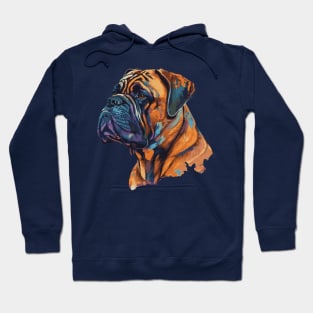 Bullmastiff Dog Art Hoodie